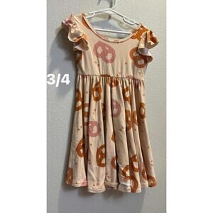 Girls' Dotdotsmile twirl dress 3/4 NEW